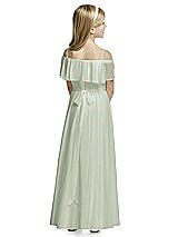 Rear View Thumbnail - Celadon Flower Girl Dress FL4053