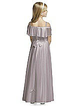 Rear View Thumbnail - Cashmere Gray Flower Girl Dress FL4053