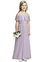 Front View Thumbnail - Lilac Haze Flower Girl Dress FL4053
