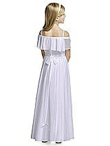 Rear View Thumbnail - Silver Dove Flower Girl Dress FL4053