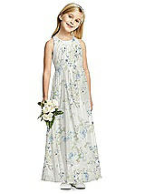 Front View Thumbnail - Bleu Garden Flower Girl Dress FL4054