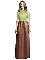 Front View Thumbnail - Cognac & Mojito Dessy Collection Junior Bridesmaid Dress JR536