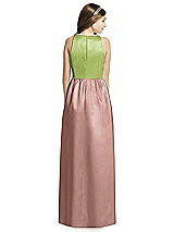 Rear View Thumbnail - Neu Nude & Mojito Dessy Collection Junior Bridesmaid Dress JR536
