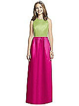 Front View Thumbnail - Think Pink & Mojito Dessy Collection Junior Bridesmaid Dress JR536