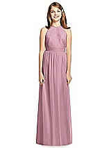Front View Thumbnail - Dusty Pink Dessy Collection Junior Bridesmaid Dress JR539