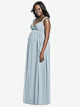 Front View Thumbnail - Mist Dessy Collection Maternity Bridesmaid Dress M433