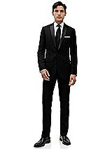 Front View Thumbnail - Black Slim Notch Collar Tuxedo Jacket - The Dylan by After Six