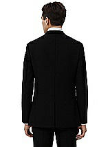 Rear View Thumbnail - Black Slim Notch Collar Tuxedo Jacket - The Dylan by After Six