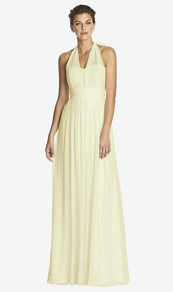 Front View - Butter Yellow After Six Bridesmaid Dress 6768