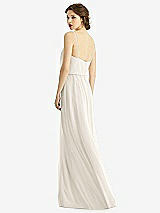 Rear View Thumbnail - Ivory V-Neck Blouson Bodice Chiffon Maxi Dress