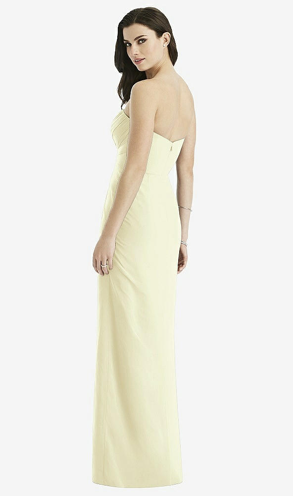Back View - Butter Yellow Studio Design Bridesmaid Dress 4523