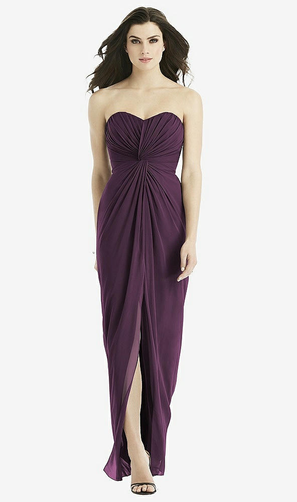Front View - Aubergine Studio Design Bridesmaid Dress 4523