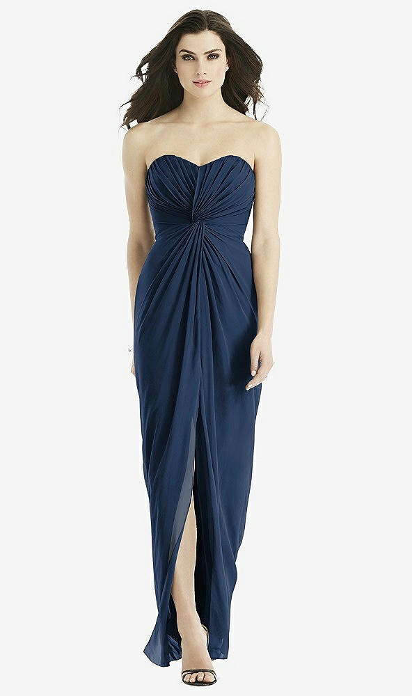 Front View - Midnight Navy Studio Design Bridesmaid Dress 4523