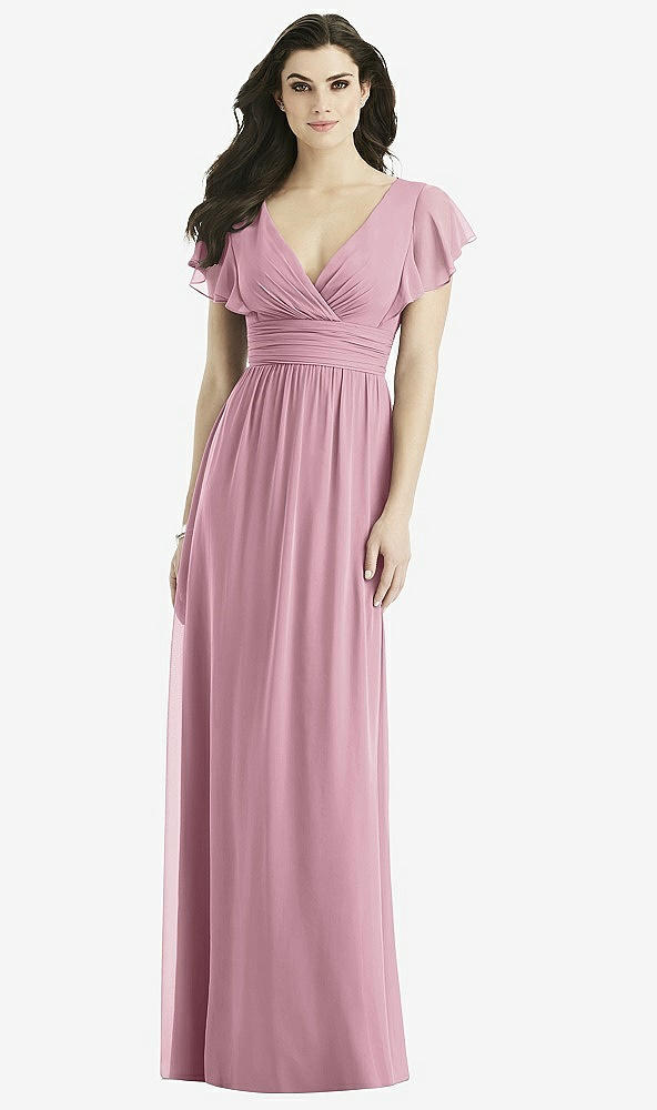 Front View - Dusty Pink Studio Design Bridesmaid Dress 4526
