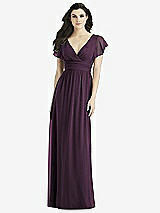 Front View Thumbnail - Aubergine Studio Design Bridesmaid Dress 4526