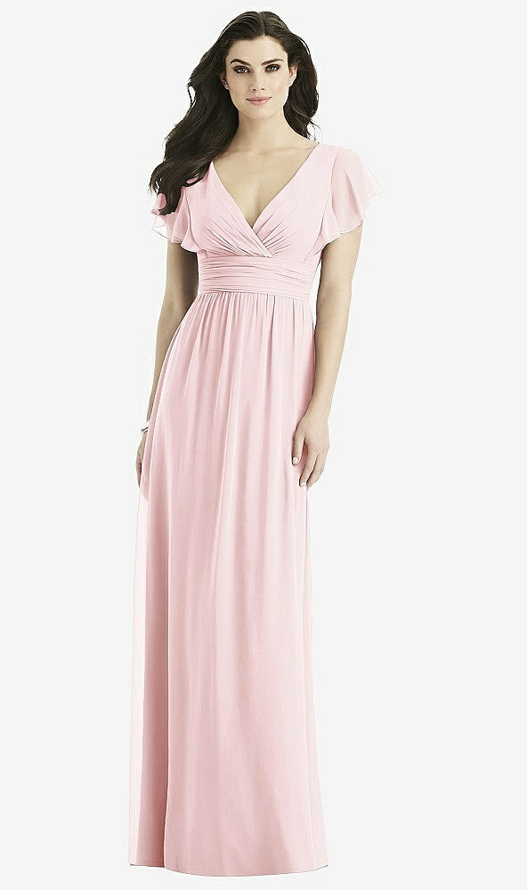 Front View - Ballet Pink Studio Design Bridesmaid Dress 4526
