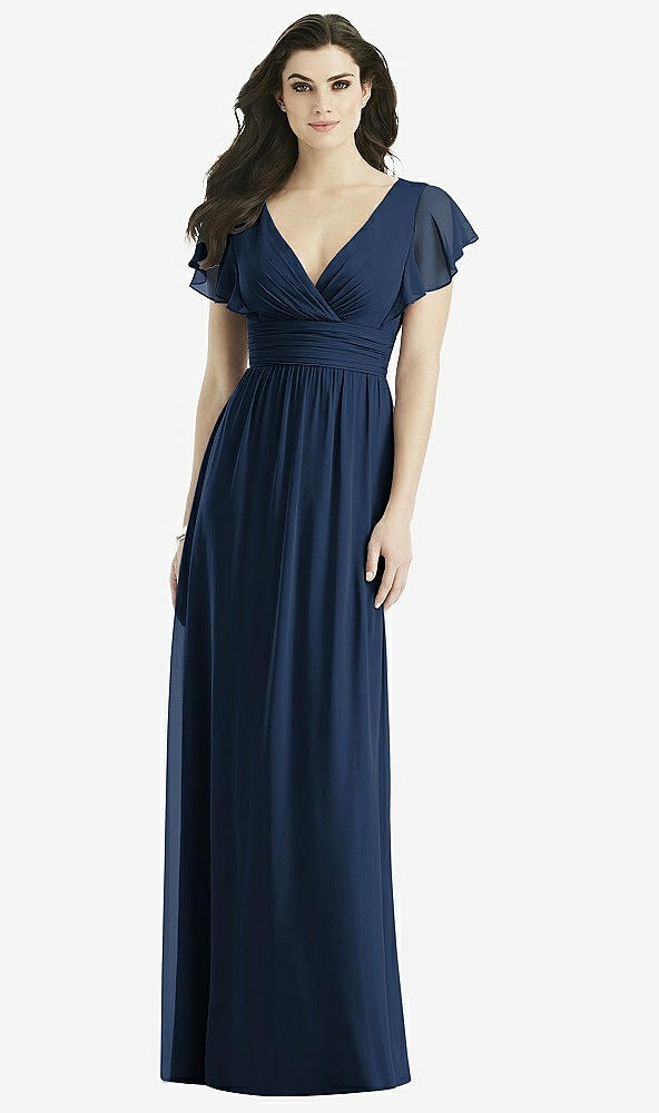 Front View - Midnight Navy Studio Design Bridesmaid Dress 4526