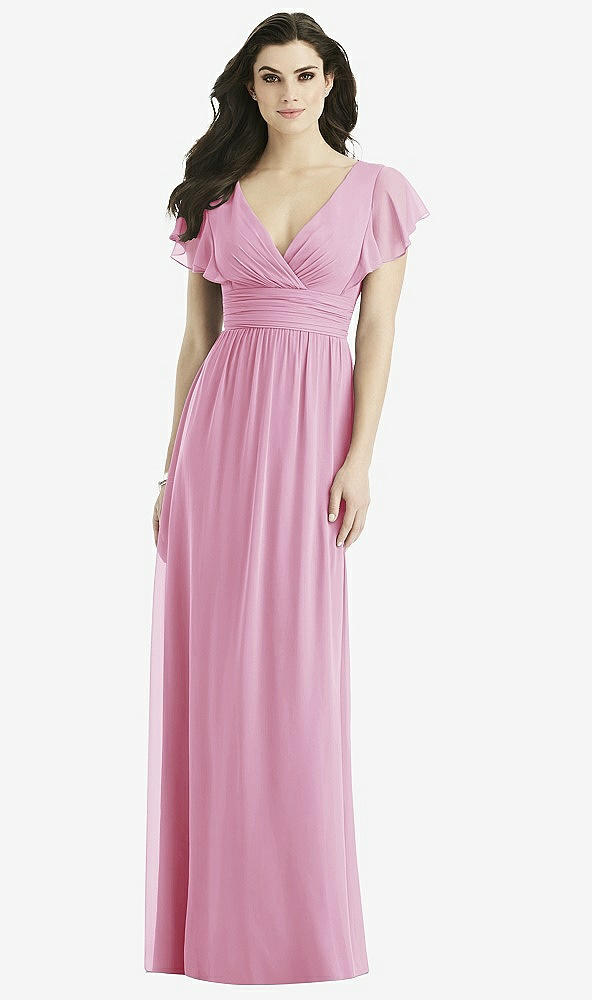 Front View - Powder Pink Studio Design Bridesmaid Dress 4526