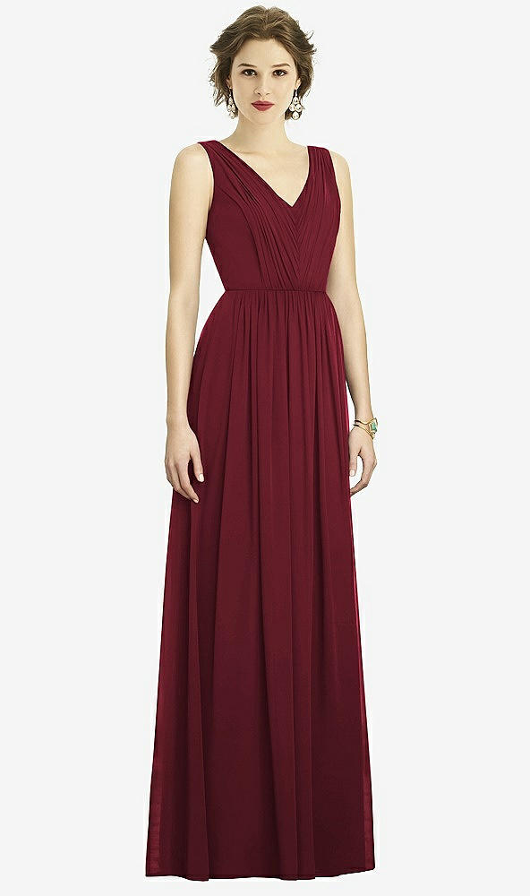 Front View - Cabernet Dessy Bridesmaid Dress 3005