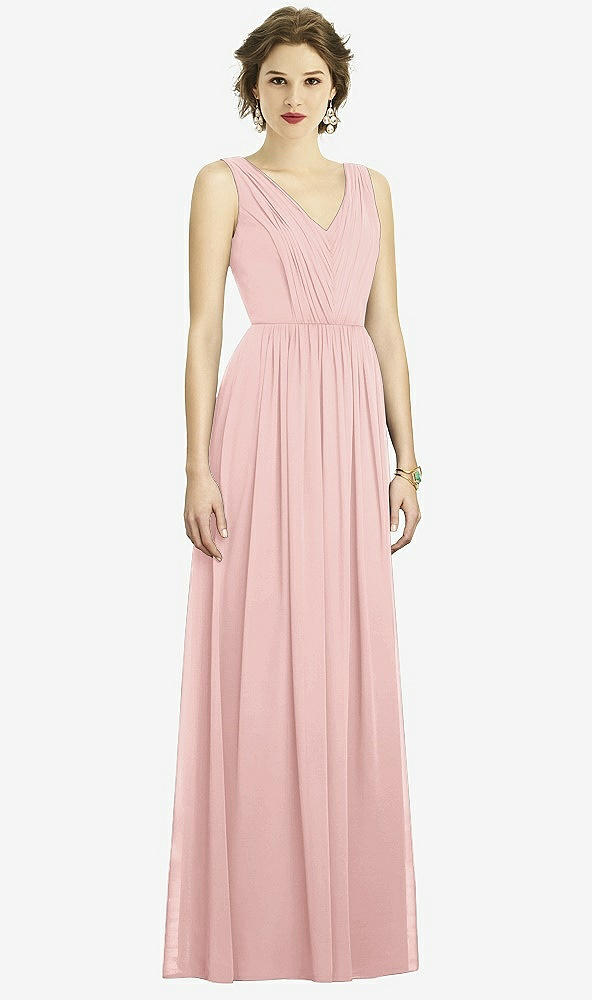 Front View - Rose Dessy Bridesmaid Dress 3005