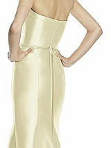 Rear View Thumbnail - Butter Yellow Beaded Sash for Style D742