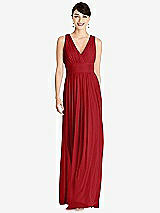 Front View Thumbnail - Garnet Alfred Sung Bridesmaid Dress D744