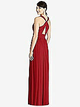 Rear View Thumbnail - Garnet Alfred Sung Bridesmaid Dress D744