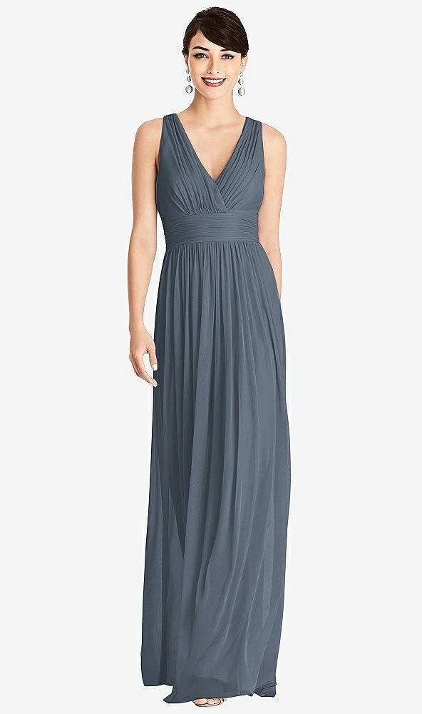 Front View - Silverstone Alfred Sung Bridesmaid Dress D744