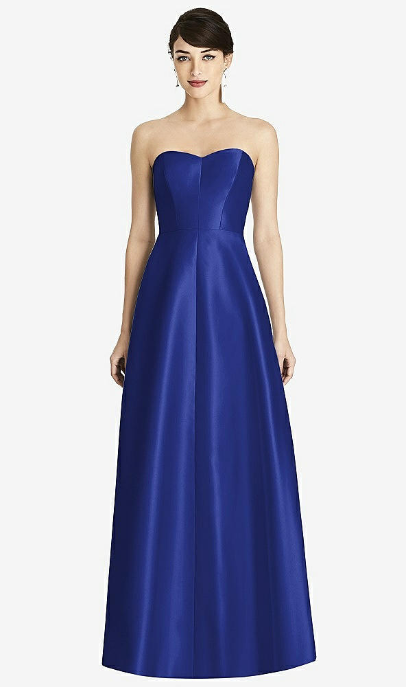 Front View - Cobalt Blue Alfred Sung Style D749
