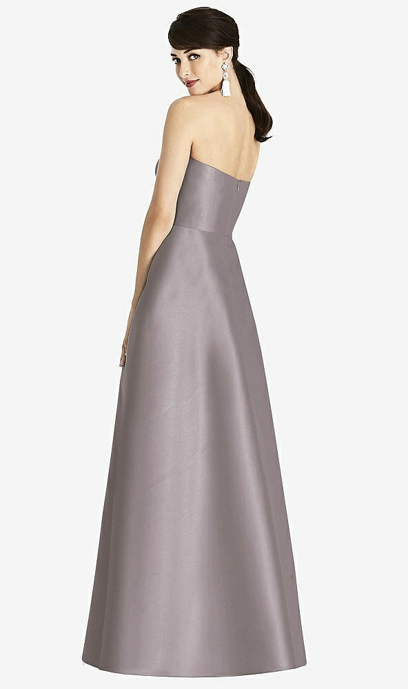 Back View - Cashmere Gray Alfred Sung Style D749