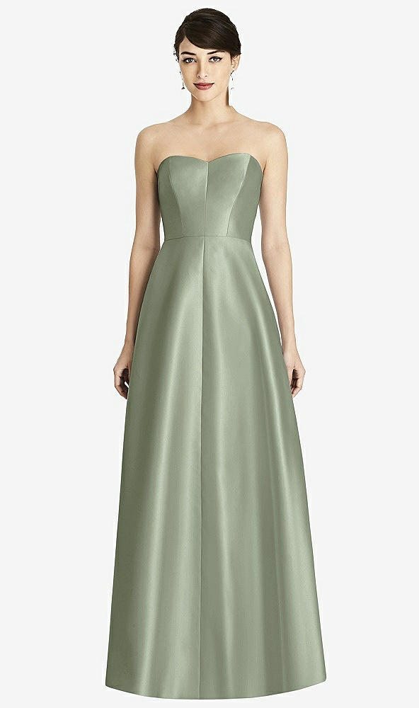 Front View - Sage Alfred Sung Style D749