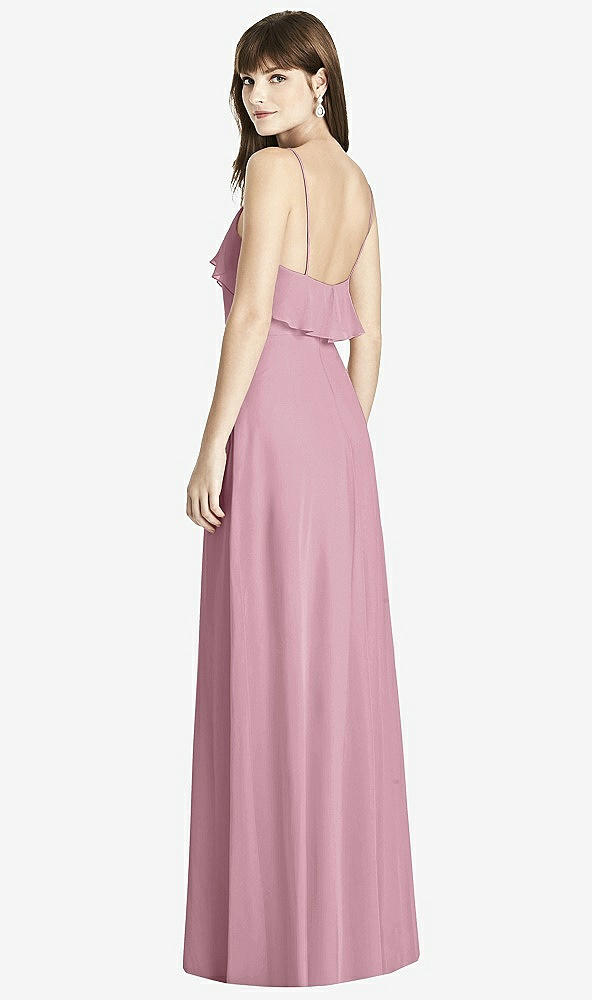 Back View - Dusty Pink After Six Bridesmaid Dress 6780