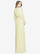 Rear View Thumbnail - Butter Yellow Dessy Bridesmaid Dress 3018