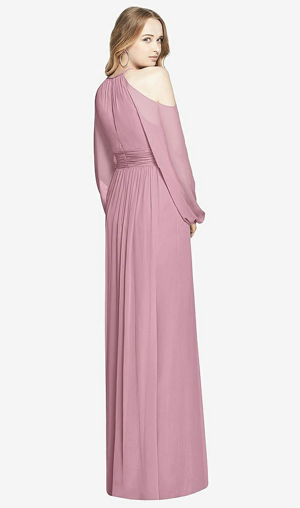 Back View - Dusty Pink Dessy Bridesmaid Dress 3018