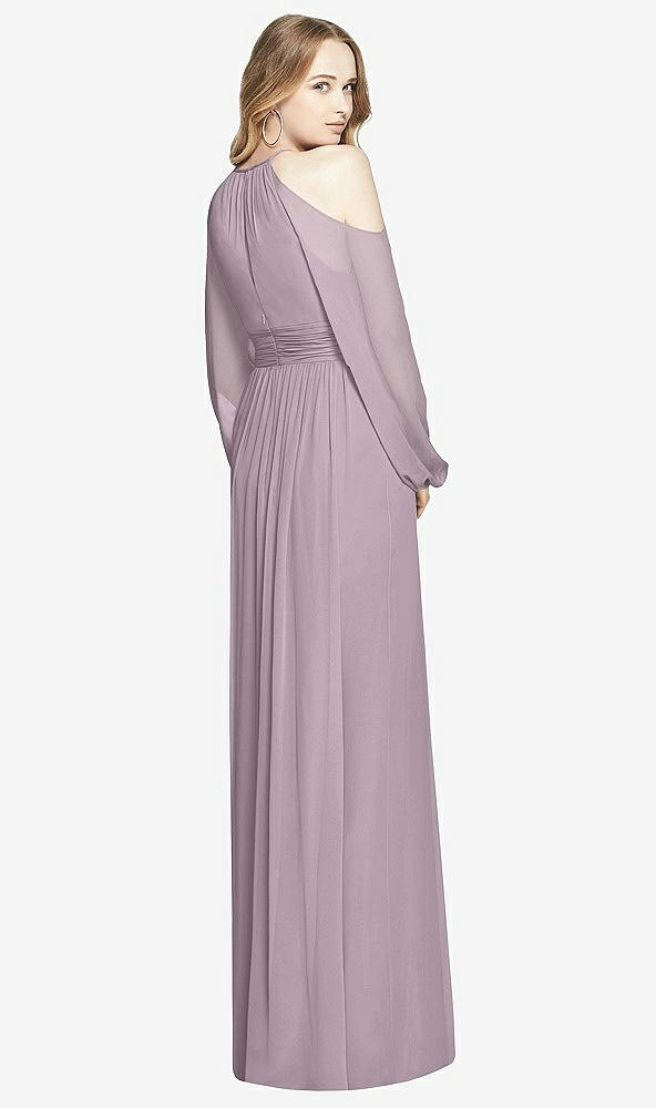 Back View - Lilac Dusk Dessy Bridesmaid Dress 3018