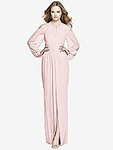 Front View Thumbnail - Ballet Pink Dessy Bridesmaid Dress 3018