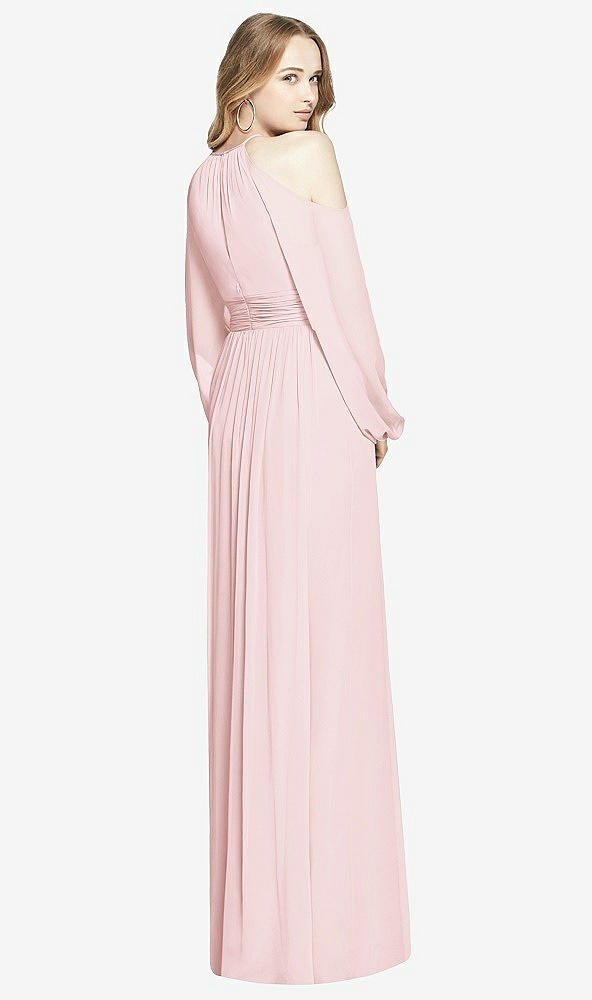 Back View - Ballet Pink Dessy Bridesmaid Dress 3018