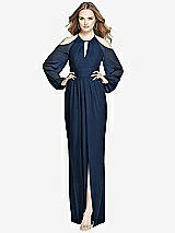 Front View Thumbnail - Midnight Navy Dessy Bridesmaid Dress 3018