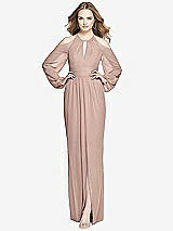 Front View Thumbnail - Neu Nude Dessy Bridesmaid Dress 3018