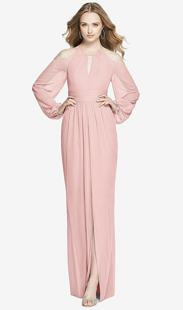 Front View - Rose Dessy Bridesmaid Dress 3018