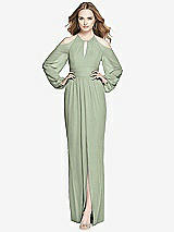 Front View Thumbnail - Sage Dessy Bridesmaid Dress 3018