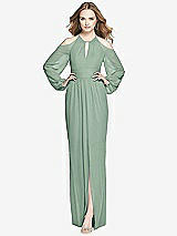 Front View Thumbnail - Seagrass Dessy Bridesmaid Dress 3018
