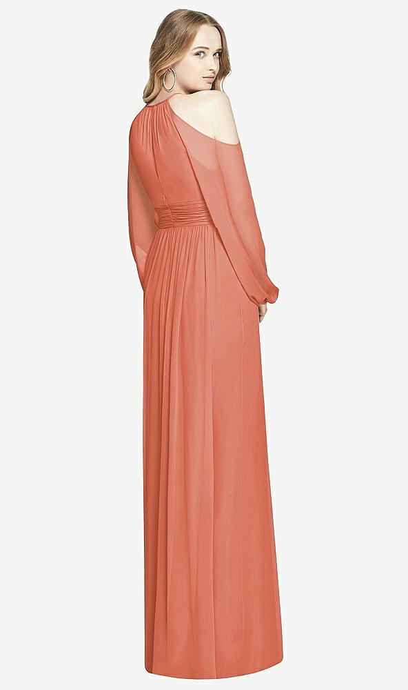 Back View - Terracotta Copper Dessy Bridesmaid Dress 3018