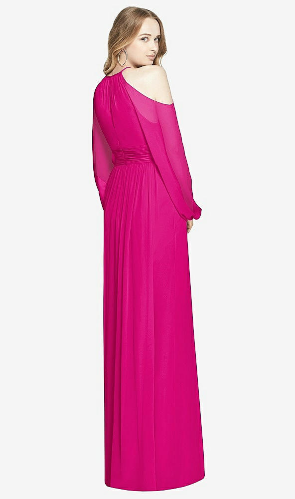 Back View - Think Pink Dessy Bridesmaid Dress 3018