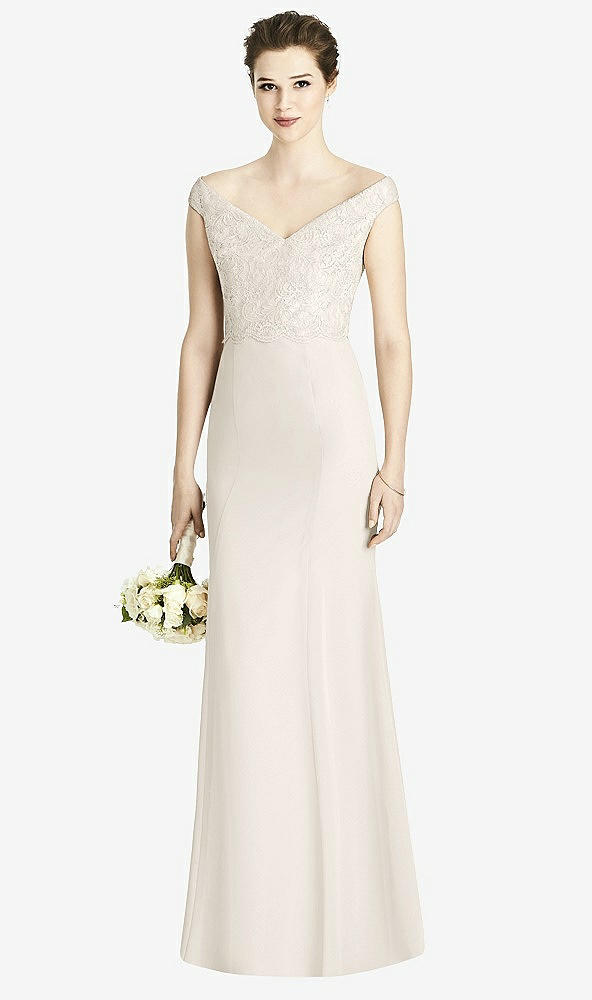 Front View - Ivory Studio Design Bridesmaid Dress 4536
