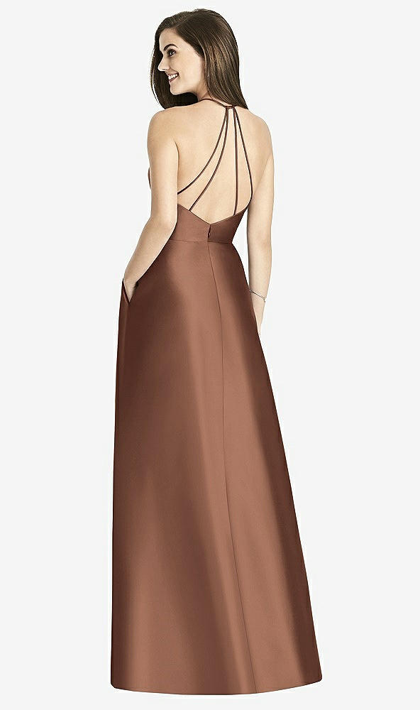 Front View - Cognac Bella Bridesmaids Dress BB115