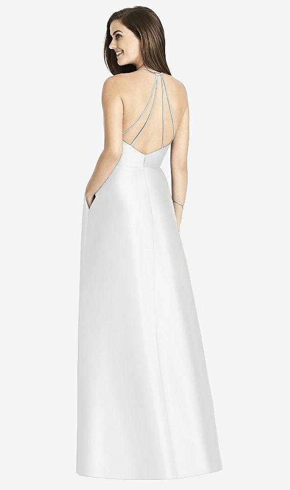 Front View - White Bella Bridesmaids Dress BB115