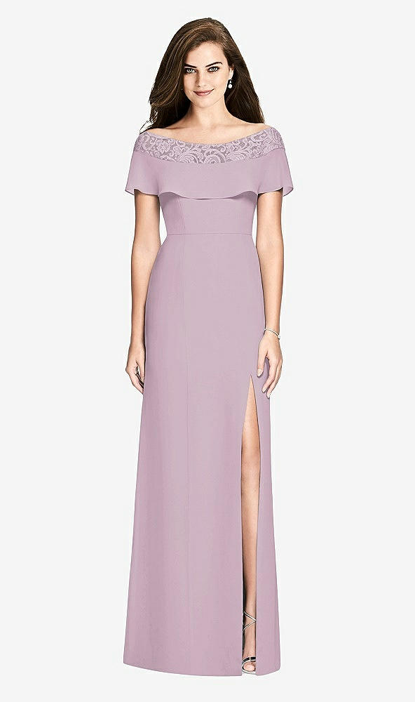 Front View - Suede Rose Bella Bridesmaids Dress BB120