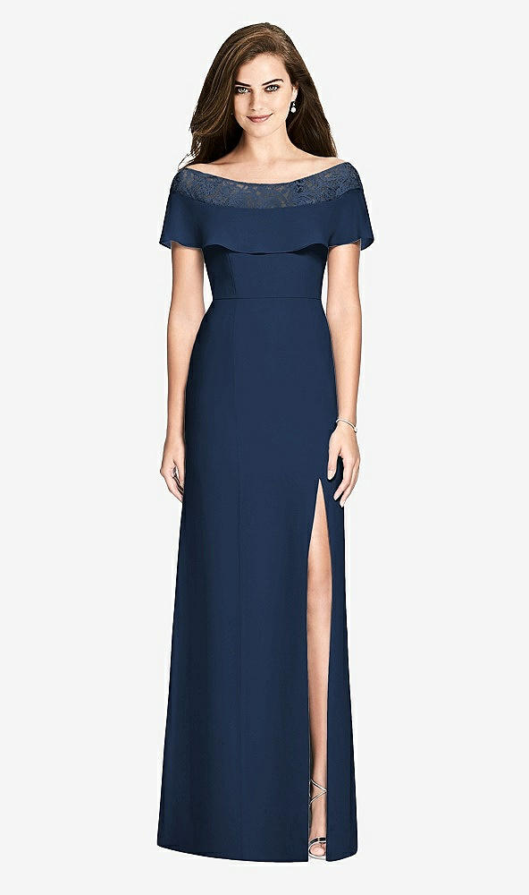 Front View - Midnight Navy Bella Bridesmaids Dress BB120