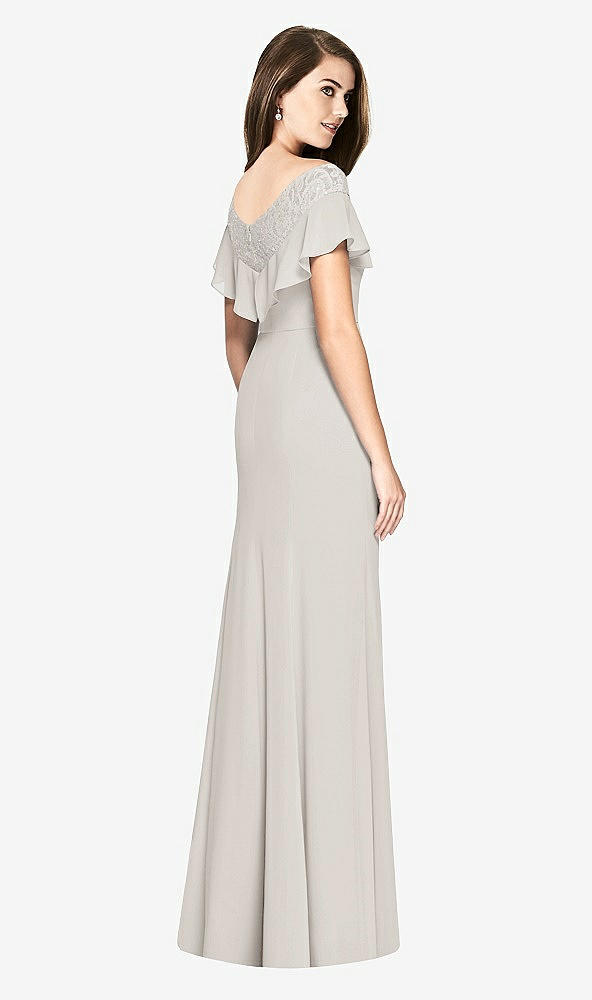 Back View - Oyster Bella Bridesmaids Dress BB120